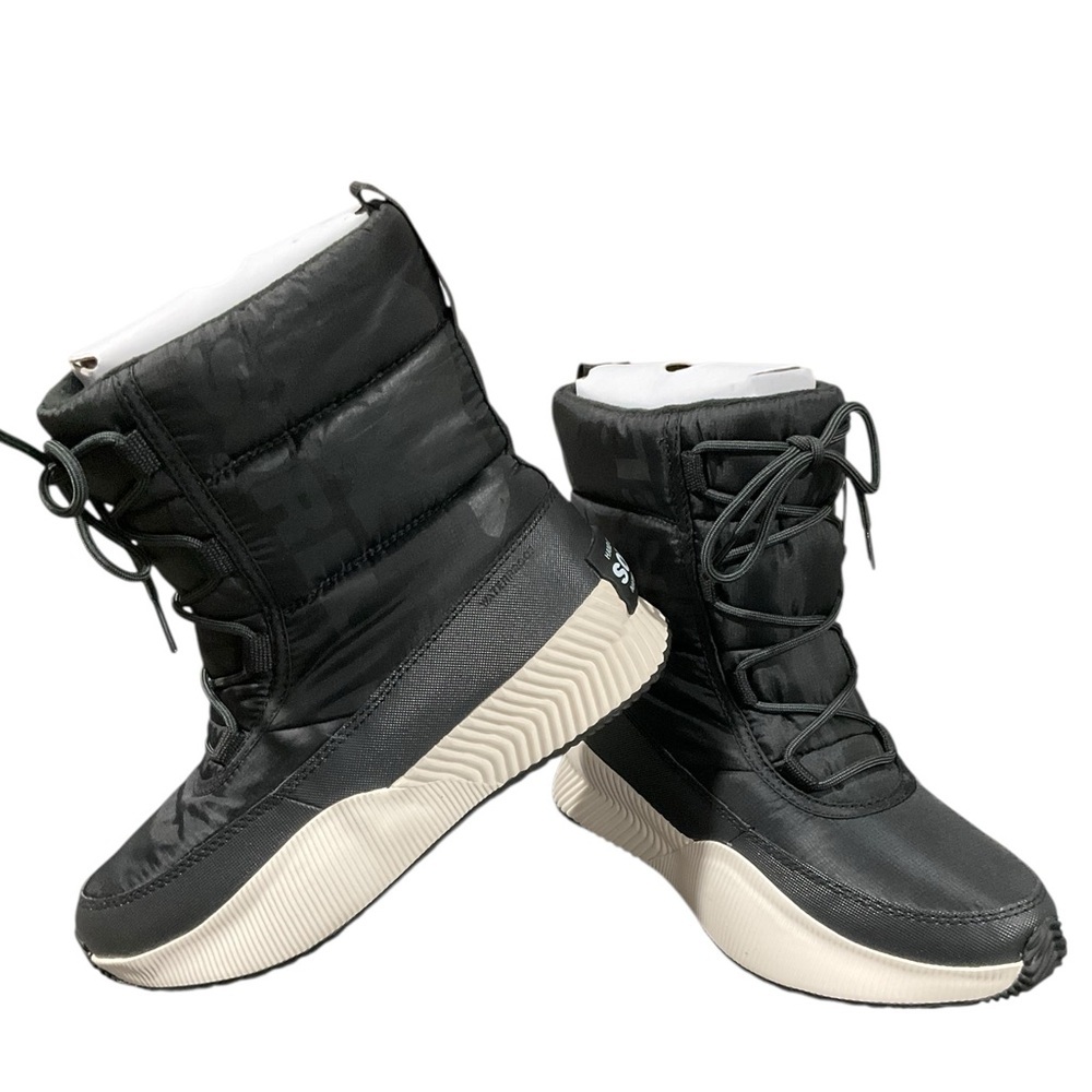 Sorel Women’s Boots Waterproof Puffy Lace Up Boot Black Size 7 NEW